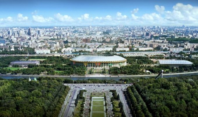 Подготовка стадионов к чемпионату мира по футболу 2018 в России (12 фото)