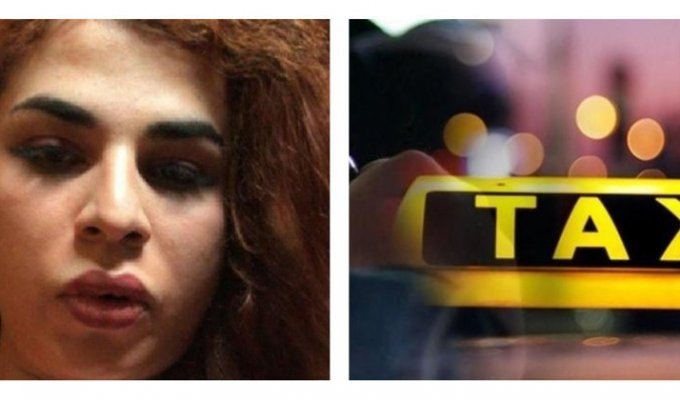 Таксист попытался изнасиловать 22-летнюю девушку, а та оказалась Шакрухом (3 фото)
