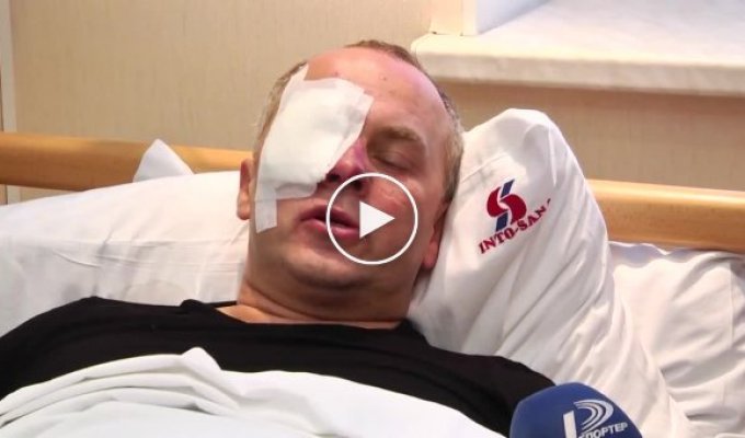 Интервью Шуфрича в больнице после избиения (30 сентября)