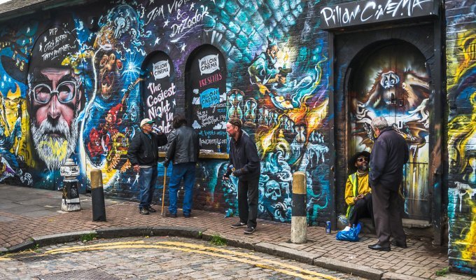 Шедевры современного искусства на стенах Лондона (43 фото)