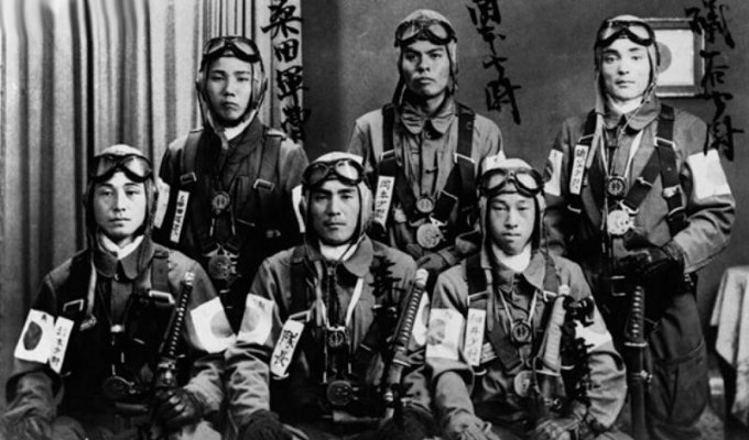 Японские воины камикадзе, какими они были? (4 фото)