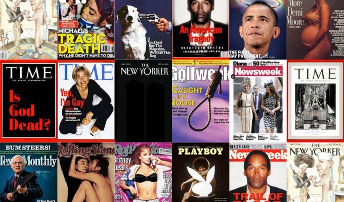 Самые скандальные обложки журналов (15 фото)