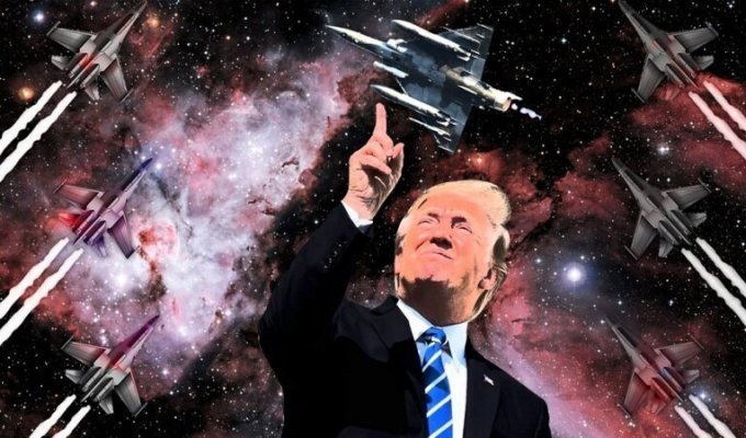 Звездные войны: Роскосмос обвинил Дональда Трампа в попытке захвата других планет (4 фото)