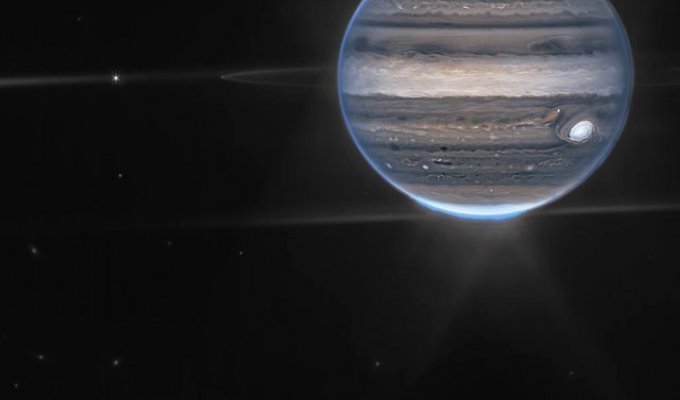 В Сети показали изображение Юпитера, созданное на основе данных "Джеймса Уэбба" (3 фото)