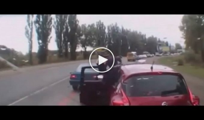 Драки на российских дорогах (подборка)