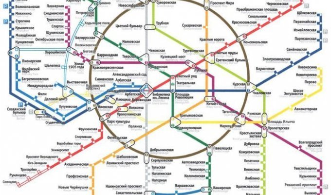Неточности и ошибки в схеме московского метро (13 картинок)