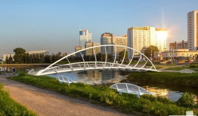 Ожидание и реальность. Ремонт моста в Минске (5 фото)