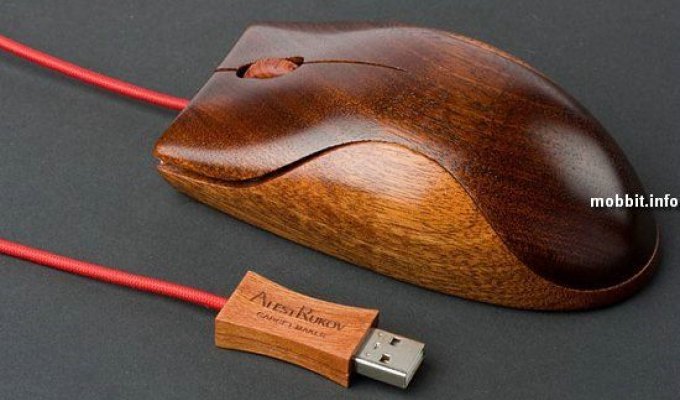 Дизайнерские деревянные мышки от AlestRukov (10 фото)
