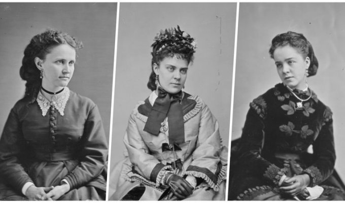 Женщины гражданской войны — портреты американских юных леди 1860-х годов (21 фото)