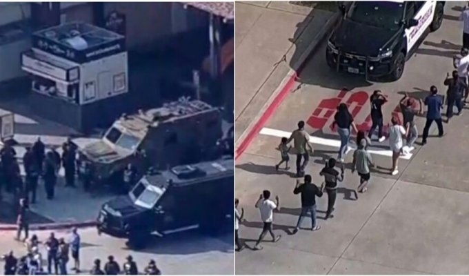 В Техасе неизвестный устроил стрельбу в торговом центре, 8 человек погибли (3 фото + 3 видео)