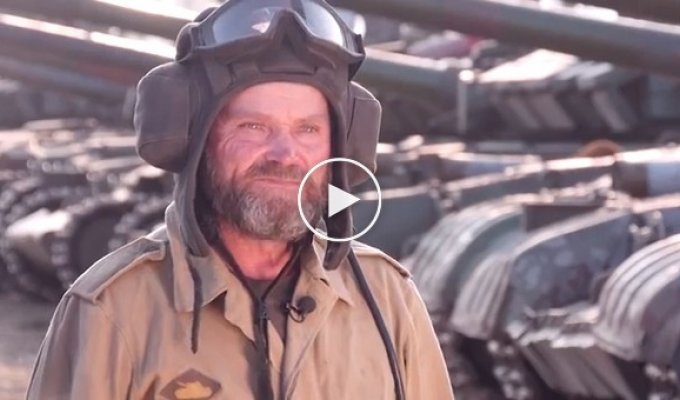 Крымский герой-танкист дядя Толя рассказал о буднях в АТО