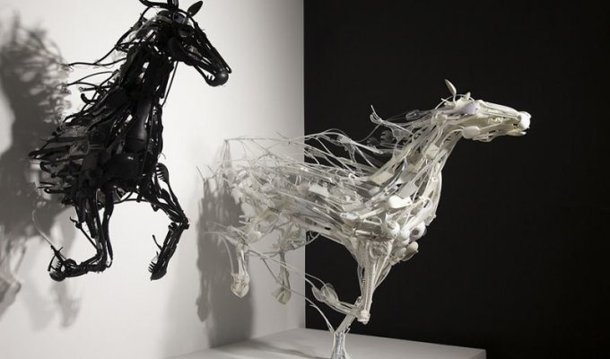 3D-импрессионизм: японка овладела искусством оживления мусора (13 фото)