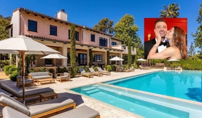 Джессика Бил и Джастин Тимберлейк продают дом в Лос-Анджелесе за 35 миллионов долларов (7 фото)
