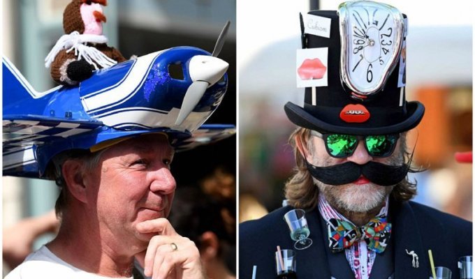 Буйство фантазии и креатива: в Англии прошел фестиваль шляп (22 фото)