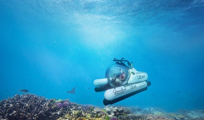 В Австралии появится "подводное такси" от Uber