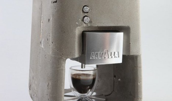 Необычная кофе-машина для варки эспрессо