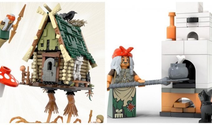 Российский художник предложил LEGO создать набор по мотивам славянских сказок (12 фото)
