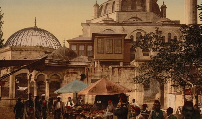 Последние дни Османской империи: удивительные цветные фотографии Константинополя конца 19 века (20 фото)