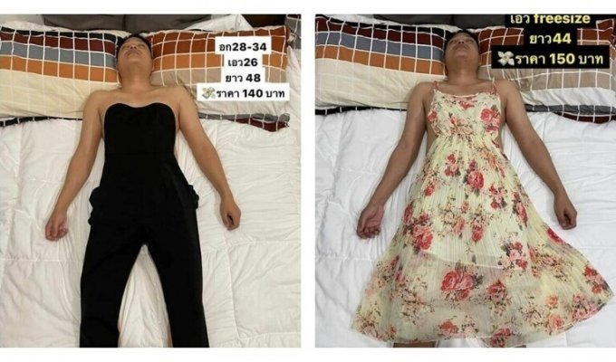 Пока муж спал, жена сделала из него манекен (14 фото)