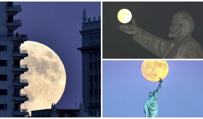 Самая яркая луна с 1948 года: завораживающие снимки со всех концов света (25 фото)
