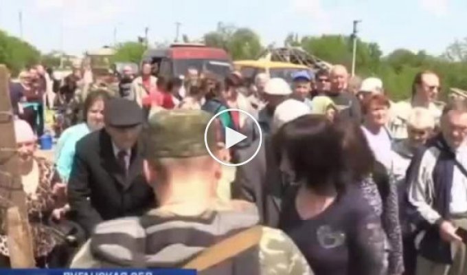 Русские террористы открыли огонь по гражданскому населению