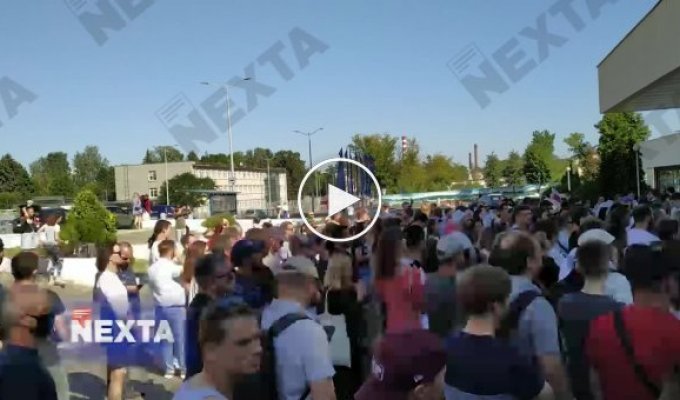 Сотрудники федеральных СМИ Белоруссии вышли на протесты