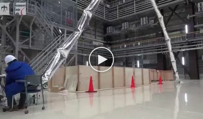 Японцы создали самого длинного и самого легкого робота в мире