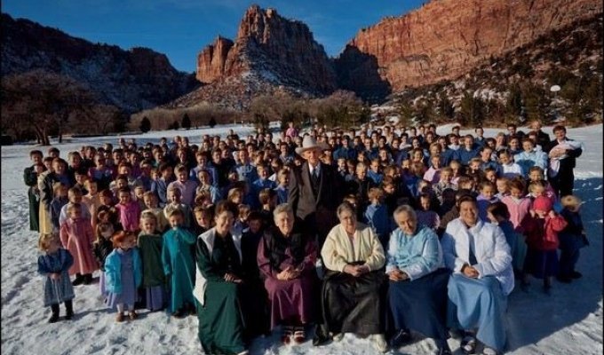 Мормоны и полигамия (7 фото)
