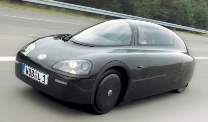 Концепт от Volkswagen - 1 литр бенина на 100 км (9 фото)