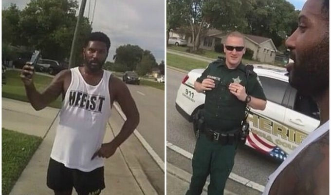 Полиция Флориды щедро извинилась перед бегуном, которого приняла за преступника (5 фото)
