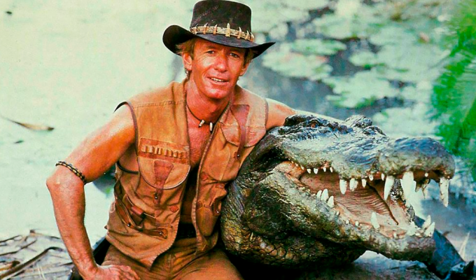 Как снимали фильм "Крокодил Данди": кадры со съемок и 18 интересных фактов о фильме (22 фото)
