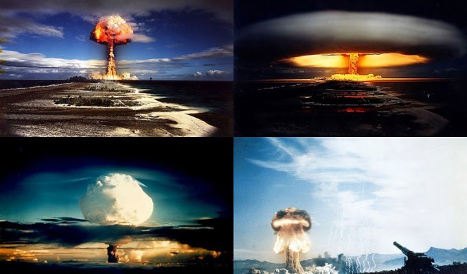 Фотографии ядерных взрывов (34 фото)