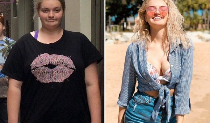 Девушка сбросила 63 кило, отказавшись от сахара (15 фото)