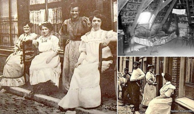 Расцвет проституции в Амстердаме: как выглядела «улица красных фонарей» в 1900-х (11 фото)