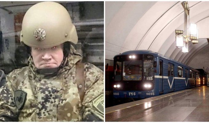 «Киборг Иван» из петербургского метро рассмешил иностранцев (5 фото)