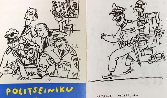 У эстонских полицейских имеется памятка, и вот как она выглядит (9 фото)
