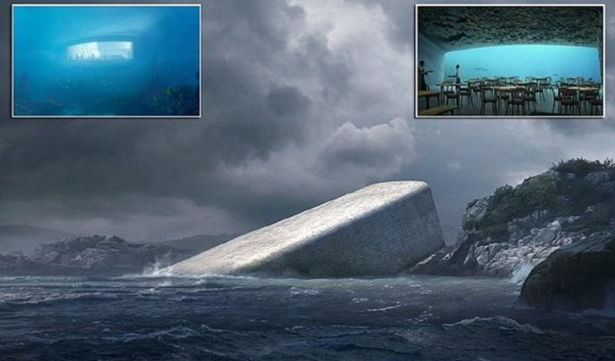 В Европе откроется первый подводный ресторан (6 фото)