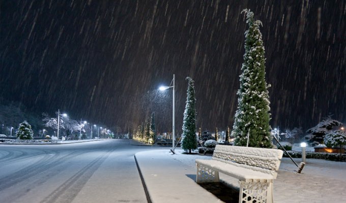 Азербайджан в снегу (41 фото)