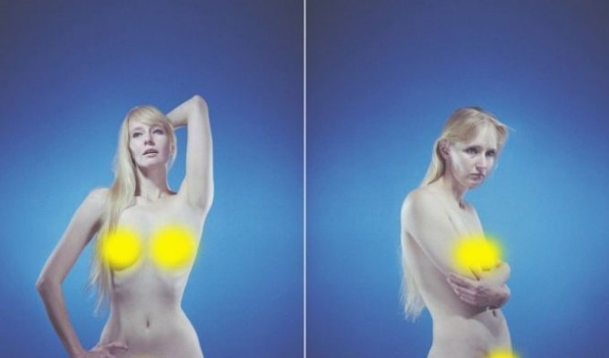 Креативная фотосессия "Иллюзия тела" в стиле НЮ (13 фото) (эротика)