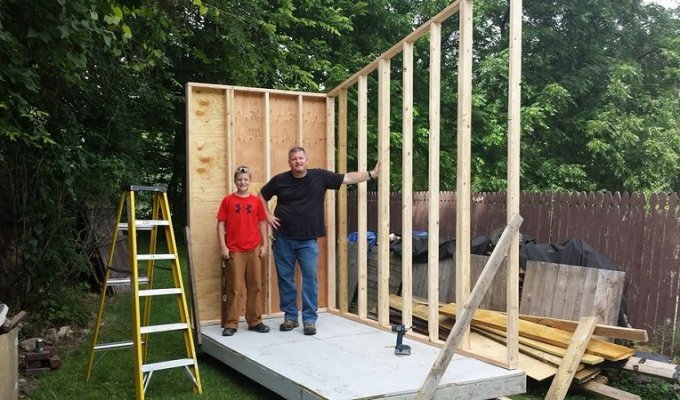 13-летний мальчик из штата Айова построил собственный дом