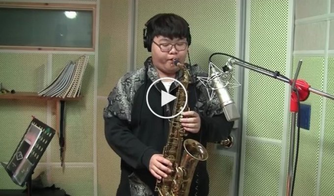 Корейский подросток сделал прекрасный саксофонный кавер на известную песню Bon Jovi