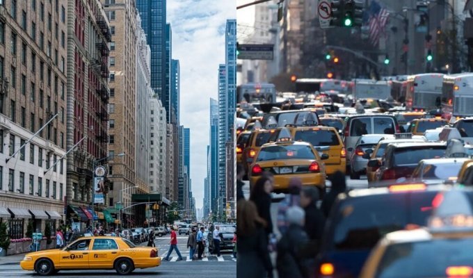 В Нью-Йорке утвердили тарифный план за посещение центра города (2 фото)