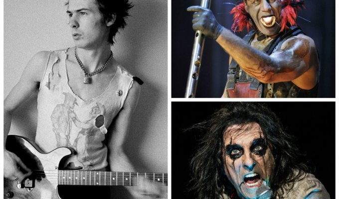 Самые эпатажные рок-звёзды (9 фото + 1 видео)