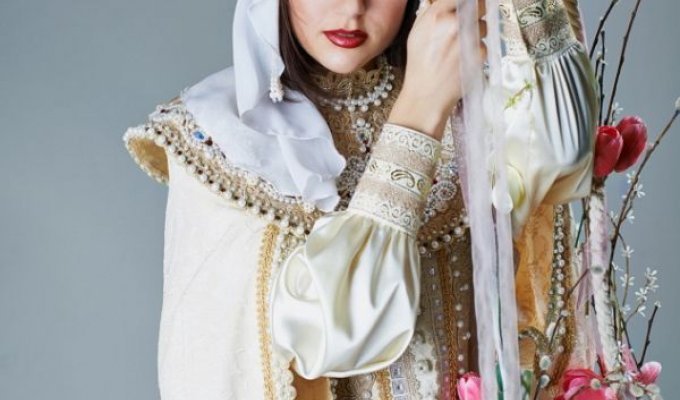 Фото Саши Грей в образе принцесс из русских сказок (10 фото)