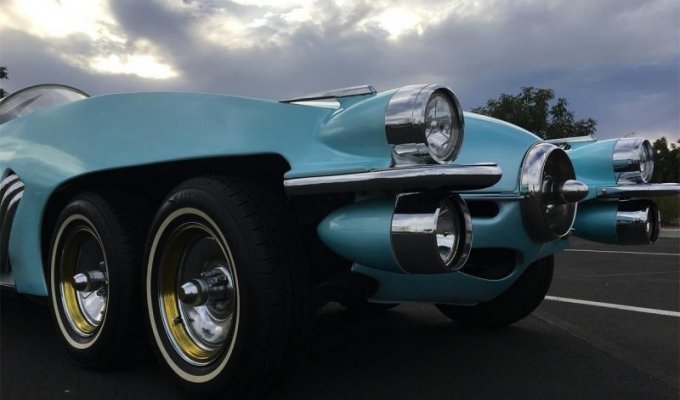 «Ледяная принцесса» — шестиколесный симбиоз Cadillac и Studebaker (14 фото + 1 видео)