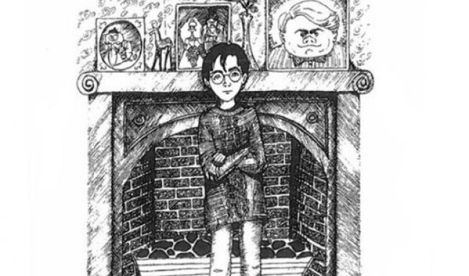 Авторские иллюстрации Джоан Роулинг к «Гарри Поттеру» (7 фото)