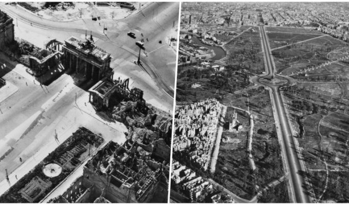 23 фотографий, показывающих насколько сильно был разрушен Берлин после войны (23 фото)