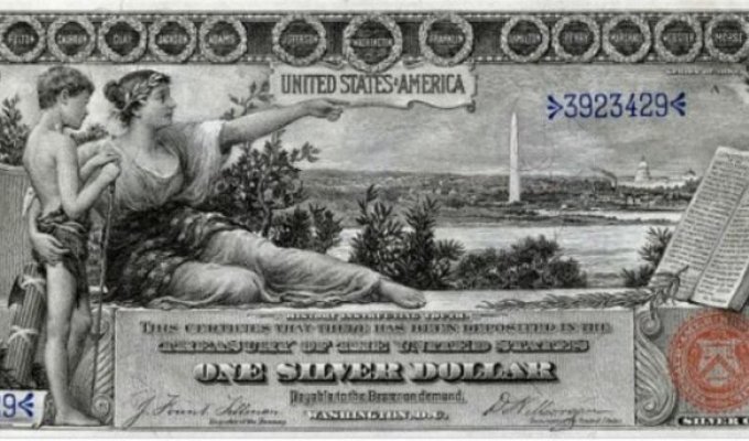 Как менялся дизайн американского доллара с течением времени (19 фото)
