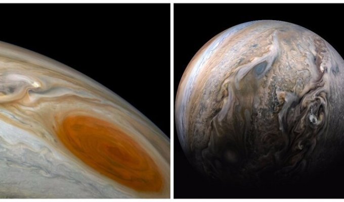 NASA опубликовало снимок самой большой бури в Солнечной системе (4 фото)