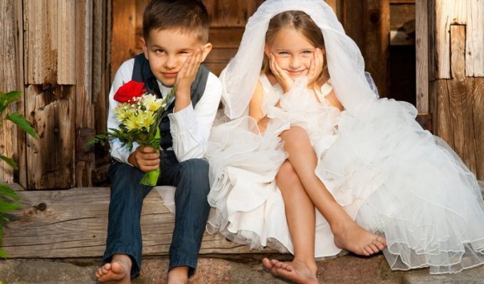 Что такое свадьба с точки зрения детей? (2 фото)